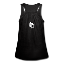 Load image into Gallery viewer, Blue Pine Flowy Tank Top - black
