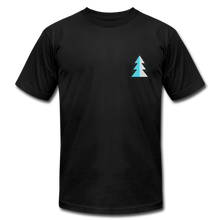 Load image into Gallery viewer, Blue Pine Jersey T-Shirt - black