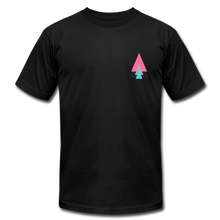 Load image into Gallery viewer, Sunset Pine Jersey T-Shirt - black