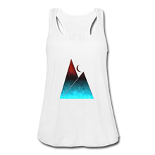Load image into Gallery viewer, Autumn Moon Flowy Tank Top by Bella - white