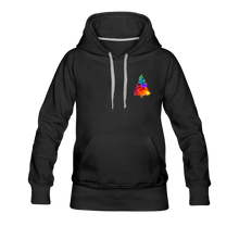 Load image into Gallery viewer, Watercolor Pine Women’s Premium Hoodie - black