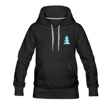 Load image into Gallery viewer, Blue Pine Women’s Premium Hoodie - black