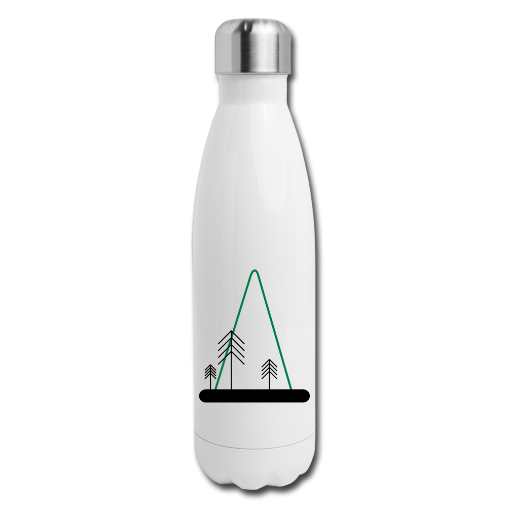 Alpine Insulated Stainless Steel Water Bottle - white