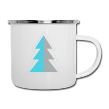 Load image into Gallery viewer, Blue Pine Camper Mug - white
