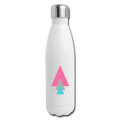 Sunset Pine Insulated Stainless Steel Water Bottle - white