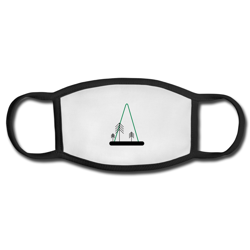 New! Alpine Face Mask - white/black