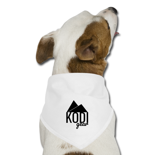 Classic Dog Bandana - white