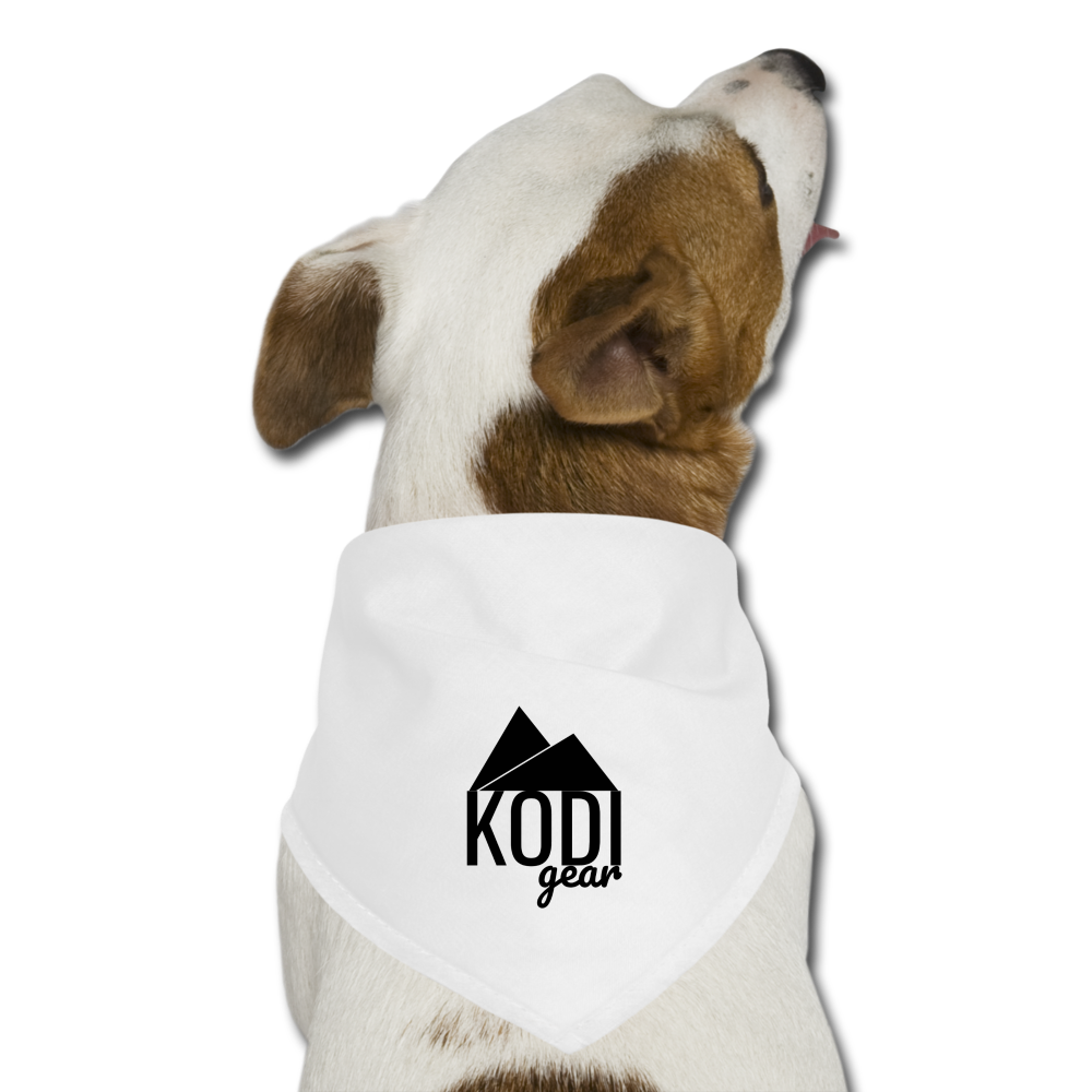 Classic Dog Bandana - white