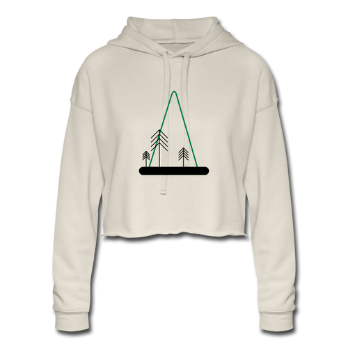 Alpine Cropped Hoodie - dust