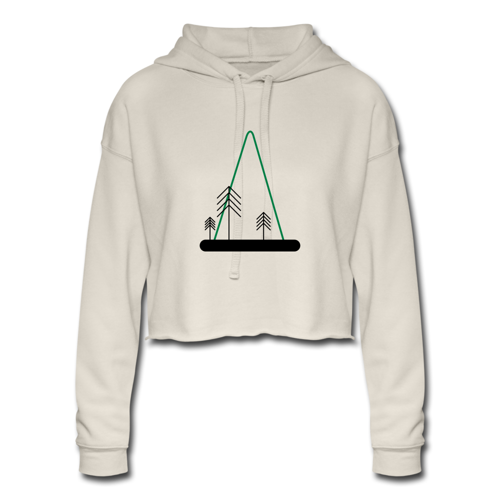 Alpine Cropped Hoodie - dust