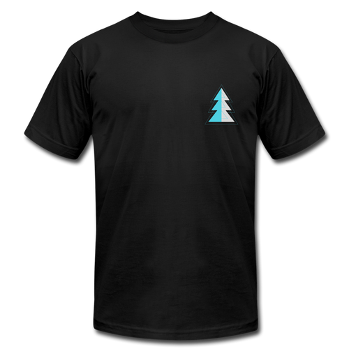 Blue Pine Jersey T-Shirt - black