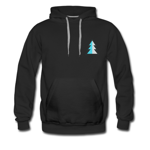 Blue Pine Premium Hoodie - black