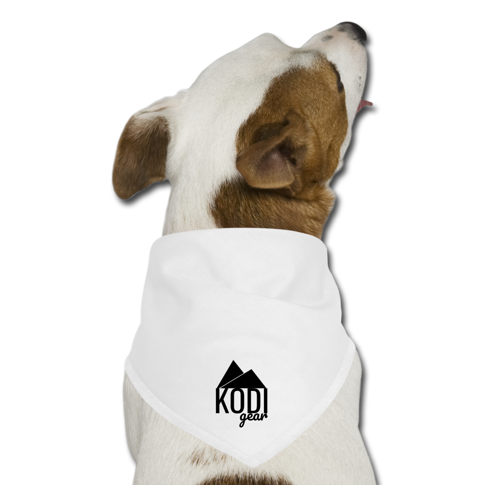 Classic Small Dog Bandana - white