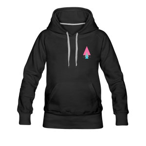 Sunset Pine Women's Premium Hoodie - black