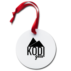 Holiday Ornament - white