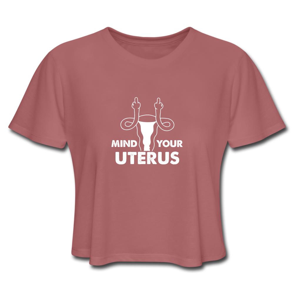 Uterus Crop - mauve